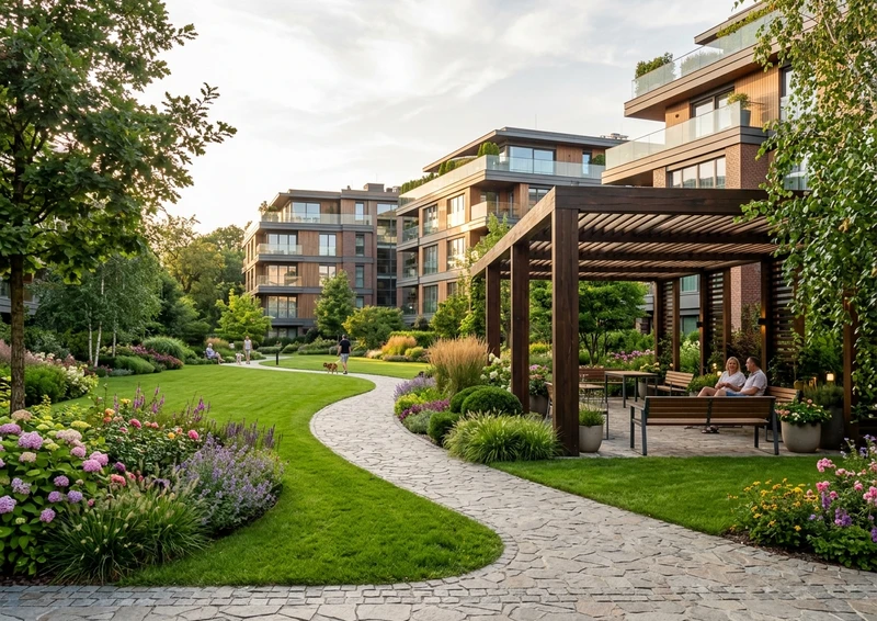 The Mile Ravet Landscaped Central Gardens