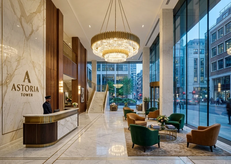 The Mile Ravet Double Height Lobby