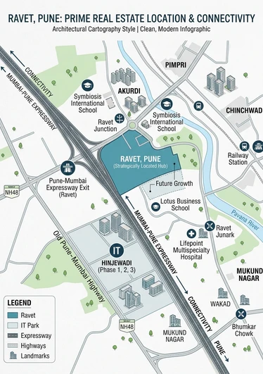 The Mile Ravet Location, Address, Map & Connectivity to Hinjewadi & Expressway